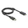 DeLock Aktives DisplayPort zu HDMI Kabel 4K 60 Hz 1 m Schwarz