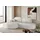 kaiser möbel Ecksofa mit Schlaffunktion und Bettkasten Modena Runden stoff Poso Beige Links - Beige
