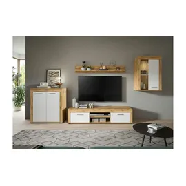 Möbel Kraft Wohnwand ¦ holzfarben ¦ Maße (cm): B: 330 H: 169 T: 35.0