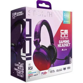 STEALTH C6-100 Gaming Headset Rot & Lila Multiplattform