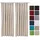 Beautissu Vorhang 2er Set Blackout Vorhang Blickdicht Creme Amelie BK, 140x245cm, Kräuselband Gardine Set mit Universalband für Lange Fenster beige
