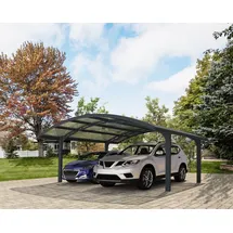 CANOPIA Einzelcarport Arizona 5,78 x 4,95 m grau 100% UV-geschützt