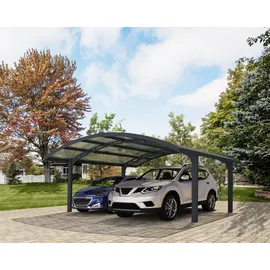 CANOPIA Einzelcarport Arizona 5,78 x 4,95 m grau 100% UV-geschützt