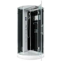 AcquaVapore D37-13R0-EC Dusche Duschtempel Komplett Duschkabine 90x90 MIT 2K Scheiben Versiegelung