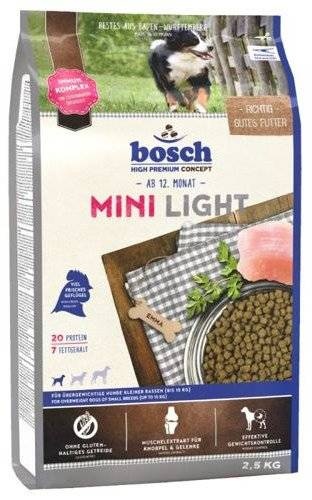 BOSCH Mini Light 2,5kg - neue Rezeptur +Überraschung für den Hund (Rabatt für Stammkunden 3%)