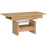 Meble Wójcik Couchtisch ausziehbar, höhenverstellbar, Eiche Dekor - 110/150x56/72x65cm (BxHxT)