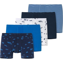 SCHIESSER Jungen Shorts Pack in blau/weiß, Gr.92