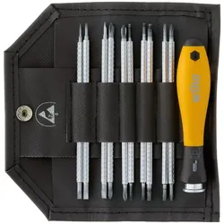 Wiha Schraubendreher mit Wechselklingen Set SYSTEM 4 ESD gemischt 11-tlg.