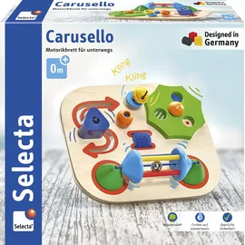 Selecta 61067 Carusello, Motorikbrett für unterwegs, 19 cm