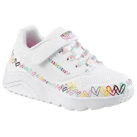 SKECHERS Uno Lite Heart Craze Kinder Weiß/Mehrfarbig 33