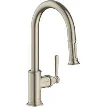 Hansgrohe Montreux Einhebelmischer 180 Ausziehbrause Brushed Nickel