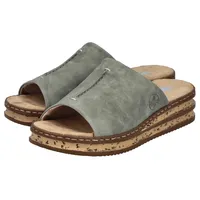 Rieker Pantolette grün in Gr. 36 - Grün - 36