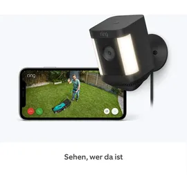 Ring Spotlight Cam Plus Plug In schwarz