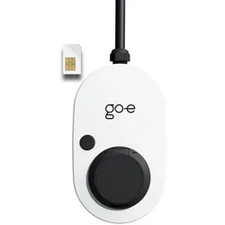 go-e Gemini 2.0, Schwarz, Weiß, Wand, Schwarz, AC, Typ 2, eSIM