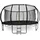 HyperMotion Gartentrampolin 487 cm Schwarz