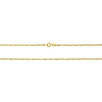 Firetti Collierkettchen »Schmuck Geschenk Gold 333 Halsschmuck Halskette Figarokette«, Made in Germany gelbgoldfarben