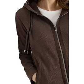 Cecil Langarm Jacke mit Kapuze und Taschen Braun XXL
