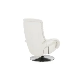 Hukla Relaxsessel Florian Leder 73 x 109 x 91 cm Weiß mit Relax-Funktion