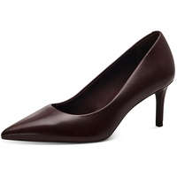 TAMARIS Damen Pumps Leder Stilettoabsatz; MAHOGANY/braun; 38 EU