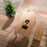 OSMO Terrassendiele Bangkirai genutet/glatt Standard & Better- 38x145mm-274cm