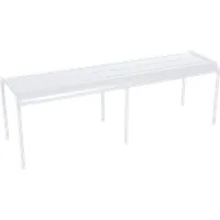 Fermob LUXEMBOURG 3/4-Sitzer Bank Aluminium - Baumwollweiß