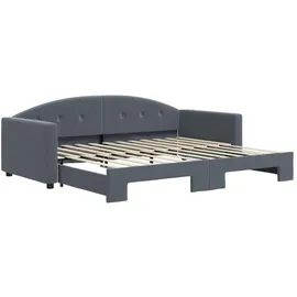 vidaXL Tagesbett 90 x 200 cm Dunkelgrau