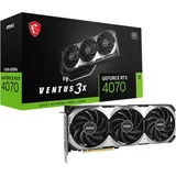 MSI GeForce RTX 4070 Ventus 3X E1 OC 12GB GDDR6, HDMI, 3x DP (V512-027R)