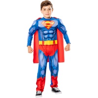 Rubie's 3016263-4 Superman Kinderkostüm Kinder Verkleidung Jungen Mehrfarbig 3-4 Jahre