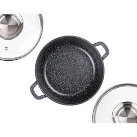 klönberg Topf-Set 12-tlg. Deckel + Glasdeckel