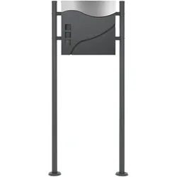 ECD Germany Standbriefkasten Postkasten Briefkasten Briefkasten mit Ständer Mailbox