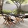 [en.casa] Gartenmöbelset ‘Altamura’ 5-tlg. Akazienholz FSC®-zertifiziert