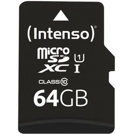 Intenso Performance R90 microSDXC 64GB Kit, UHS-I U1, Class 10 (3424490)