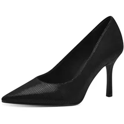 High-Heel-Pumps TAMARIS Gr. 36, schwarz Damen Schuhe Stilettoabsatz, Abendschuh, Partyschuh mit edlem Glanz-Effekt