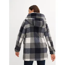 bonprix Woll-Umstandsjacke mit Teddyfutter / Tragejacke, blau, Gr.34, Gemütliche Woll-Umstandsjacke für die gesamte Schwangerschaft und danach. Der Baby-Einsatz dient nur zum Schutz bei Wind und Wetter, nicht als Tragefunktion!
