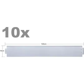 Wiltec Rasenkante 1000 x 14 cm 10 Stück grau