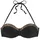 LASCANA Bügel-Bandeau-Bikini-Top Damen Schwarz/Mehrfarbig 34 Cup B