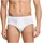 SCHIESSER Slip unifarben weiß M 4er Pack