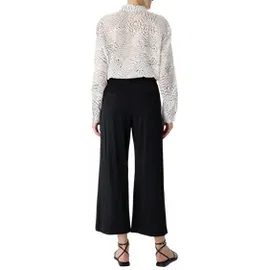 Comma, Culotte Hose Crop-Hose Schwarz 38