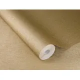 Rasch Textil Rasch Vliestapete Uni Sky Lounge gold 10,05 x 0,53 m