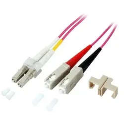 Good Connections Patchkabel LWL Duplex OM4 LC/SC Multimode 1m