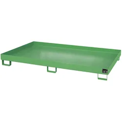 Regalwanne 2200 1 lackiert RAL6011 Resedagrün Umwelt Lagertechnik