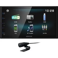 Kenwood DMX125DAB 17,3 cm 2-DIN-Receiver mit Bluetooth-Modul und DAB+ Digitalradio