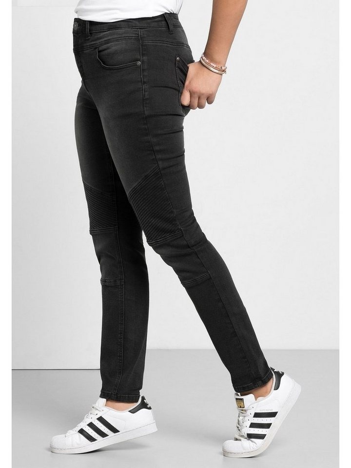 Sheego Stretch-Jeans Große Größen Power-Stretch-Qualität schwarz 23