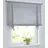Kutti Bindegardine Cottage Raffgardine (1 St), Stangendurchzug, blickdicht, kariert, Baumwolle, Stangendurchzug, Bindegardine grau 60 cm x 100 cm