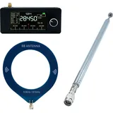 0,5–108 MHz tragbares Mini-Radio, wiederaufladbar, Taschenformat, 1,9-Zoll-IPS-Bildschirm, Allband-Radioempfänger, HF/SW/MW/VHF-Radio