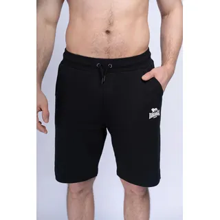Lonsdale Herren Shorts normale Passform Dallow Sportshorts - Black / White - 2XL