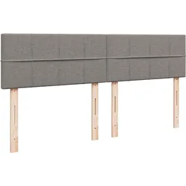 vidaXL Boxspringbett 180 x 200 cm Taupe