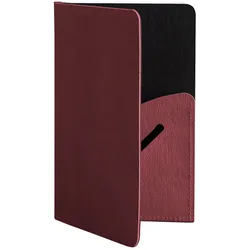 Stil Casa, Set 12 Halter Rest, Polyurethan gepaart, 10,5xh. 22 cm, Farbe bordeaux.