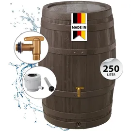 4rain VINO Regenfass 250 l braun