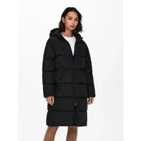 Only Onlamanda LONG PUFFER Coat Cc OTW Mantel, Schwarz,L